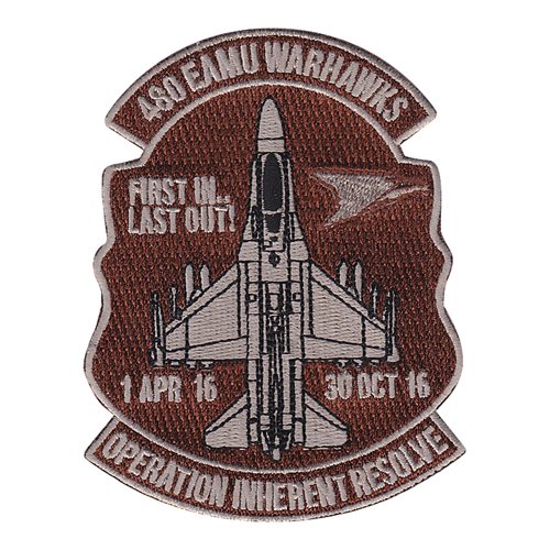 480 EAMU Warhawks Desert Patch