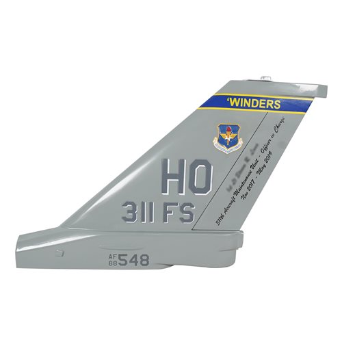 311 FS F-16C Fighting Falcon Tail Flash - View 3