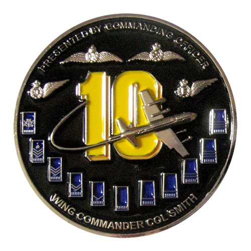 10 SQN RAAF Strike First Challenge Coin  - View 2