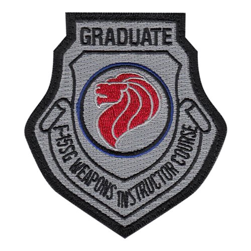 428 FS F-15SG Weapons Instructor Course Instructor Patch