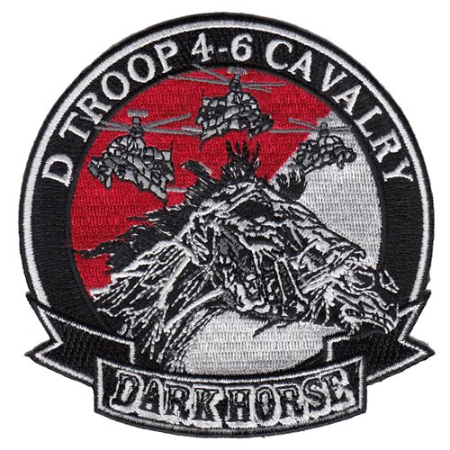 D Troop 4-6 CAV Patch 
