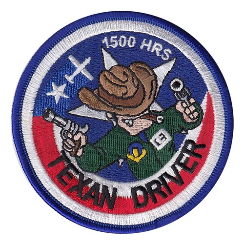 T-6A Texan Driver 1500 Hours Patch