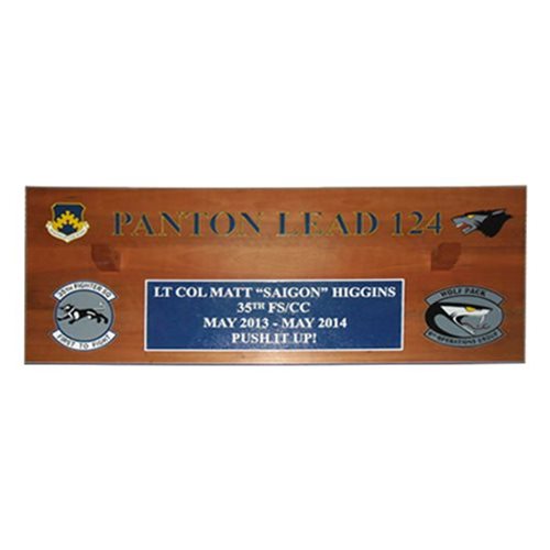 Large Gun Barrel Wooden Plaques - View 3