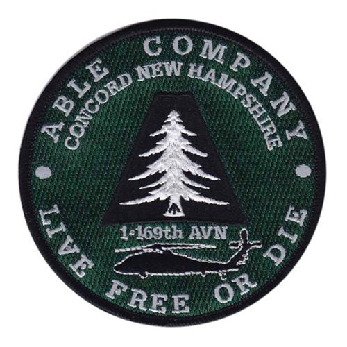 A Co 1-169 AVN Live Free or Die Patch