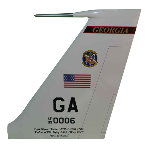330 CTS E-8C JSTARS Custom Airplane Tail Flash