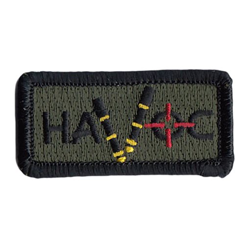 3 SOS Havoc Red Crosshairs Pencil Patch
