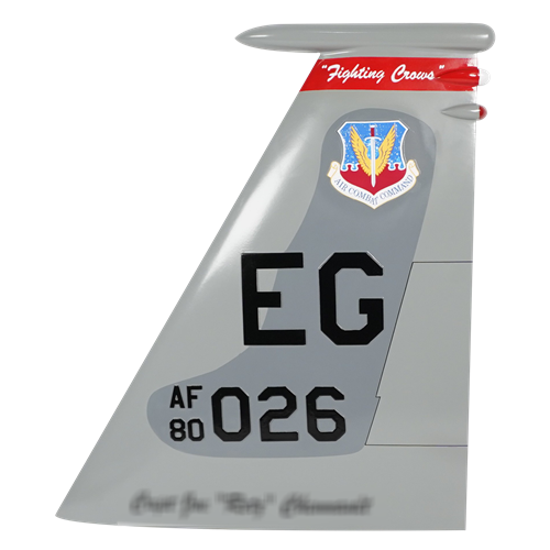 60 FS F-15C Eagle Custom Airplane Tail Flash - View 2