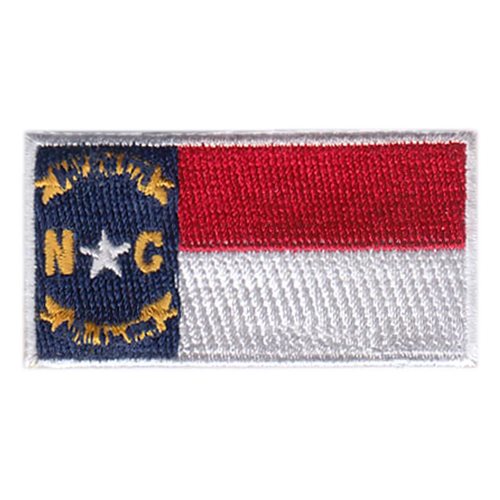 NC State Flag Pencil Patch 