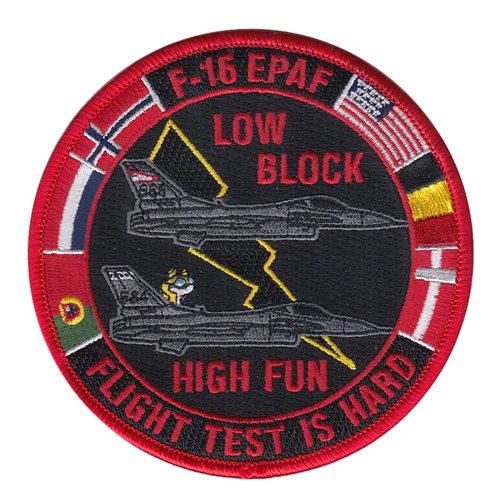 416 FLTS F-16 EPAF Flight Test Patch