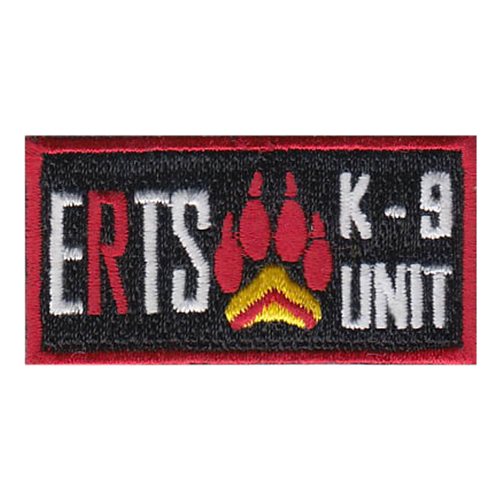 867 ATKS Red Team ERTS K-9 Unit Pencil Patch