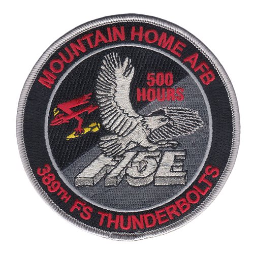 389 FS F-15E Day and Night 500 Hours Patch
