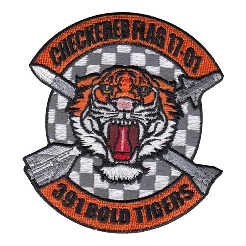 391 FS Checkered Flag 17-01 Patch