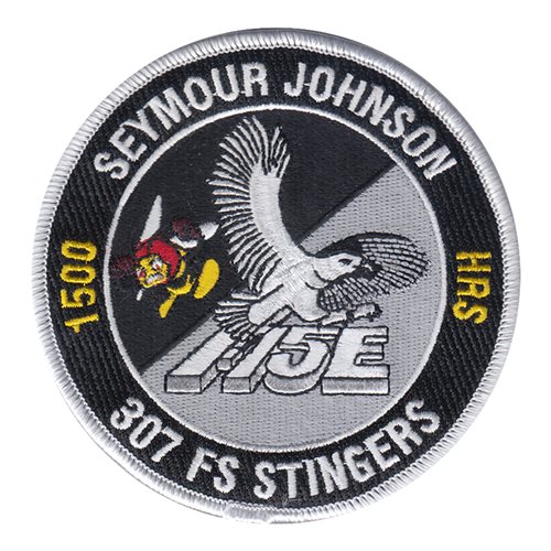 307 FS Stingers F-15E 1500 Hours Patch