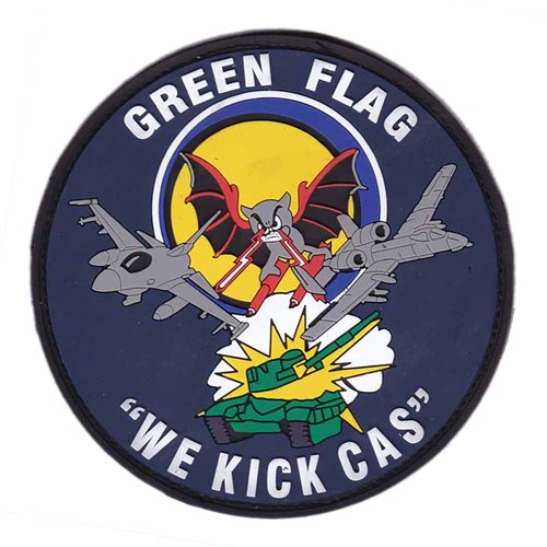 549 CTS Green Flag PVC Patch
