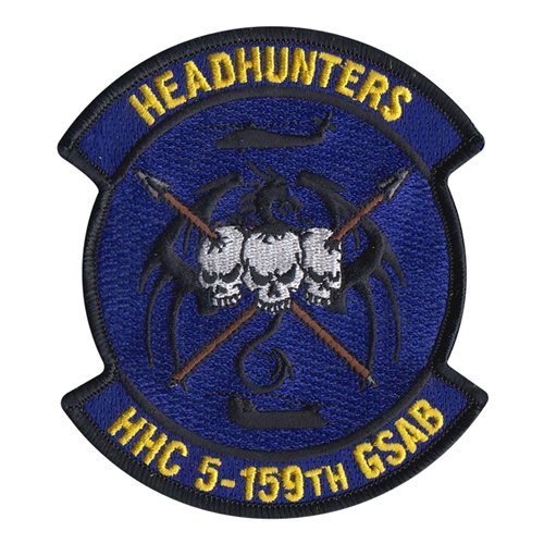 HHC 5-159 GSAB Headhunters Patch