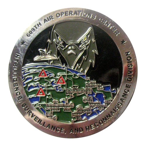 609 AOC ISR Division Chief  Challenge Coin - View 2