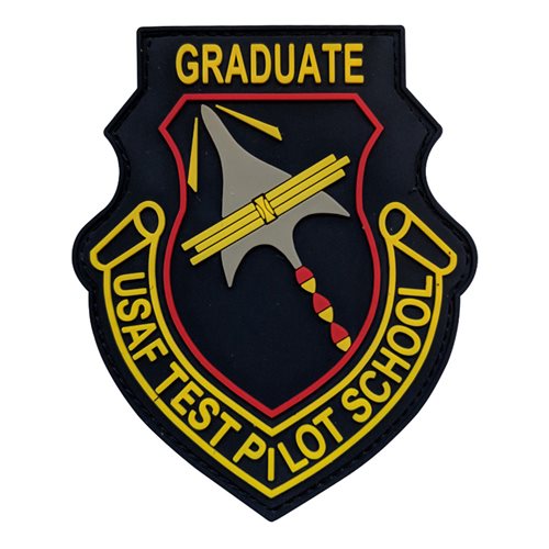 USAF Test Pilot School Graduate PVC Patch 