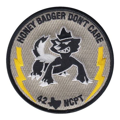 Don't Tread On Badger Patch - Custom Embroidered Patch