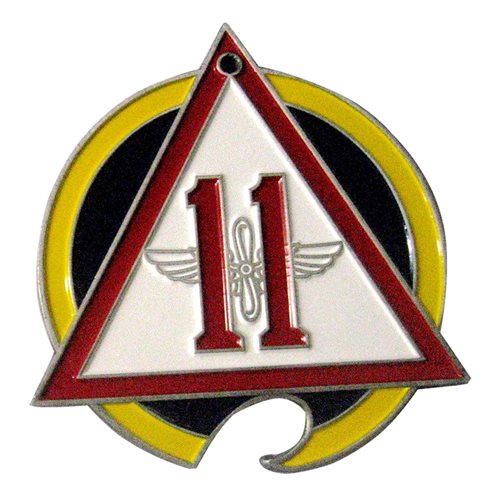 USAFA CS-11 Bottle Opener Challenge Coin - View 2