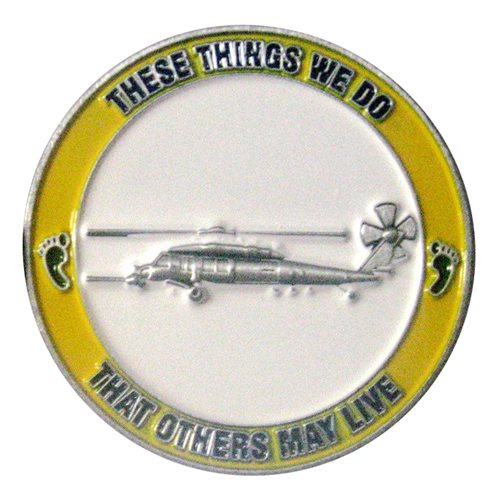 46 ERQS Commander Challenge Coin  - View 2