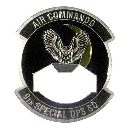 9 SOS Patch Bottle Opener Challenge Coin - View 2