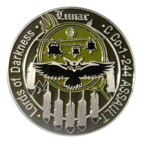 C Co 1-244 AHB Challenge Coin