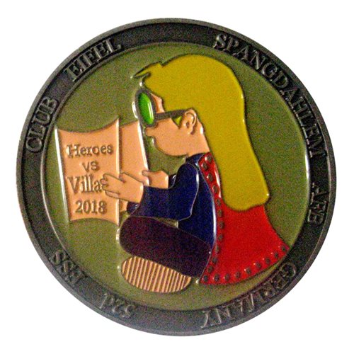 Heroes and Villains 2018 Challenge Coin - View 2