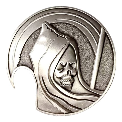 214 RG Reaper Bottle Opener Challenge Coin - View 2