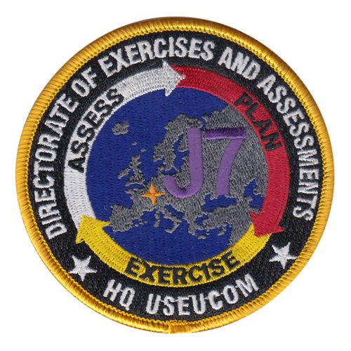 HQ USEUCOM J7 Exercises and Assessments Patch