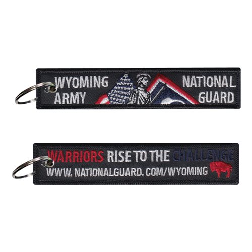 Wyoming Army National Guard Key Flag
