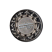 HQ AFMC A3 Coin  - View 2