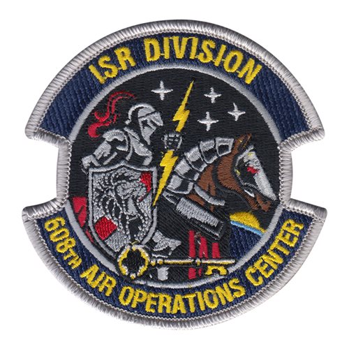 608 AOC ISR Division Knight Patch