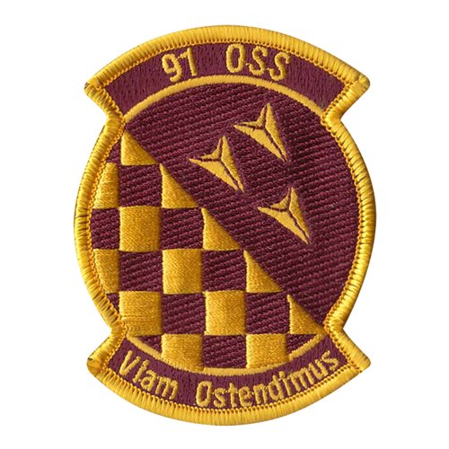 91 OSS Maroon Patch