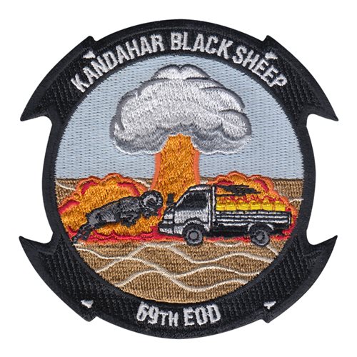 69 EOD Kandahar Black Sheep Patch