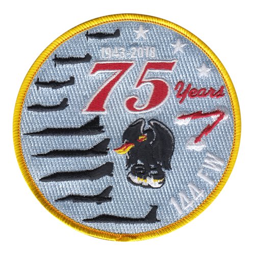 144 FW 75th Anniversary Patch 