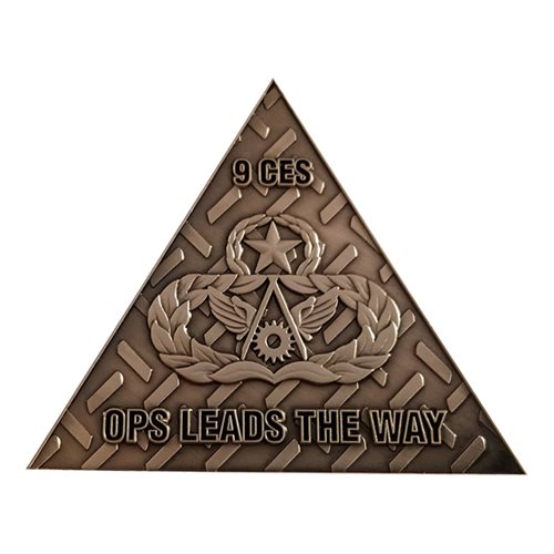 9 CES OPS Leads The Way Challenge Coin - View 2