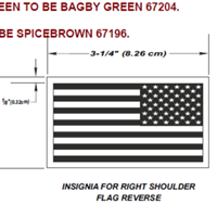 U.S. Flag Spice Brown OCP Reverse Patch  - View 2