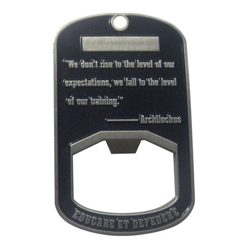 421 CTS Scorpion Bottle Opener Challenge Coin - View 2