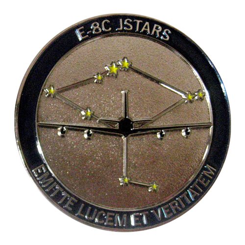 461 OSS E-8C JSTARS Commander Challenge Coin - View 2