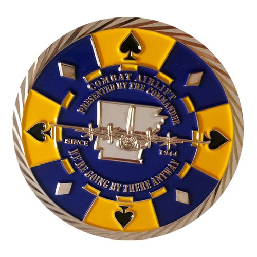 327 AS Commander Challenge Coin - View 2