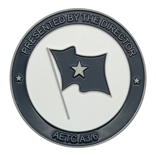 HQ AETC A3/6 Challenge Coin - View 2