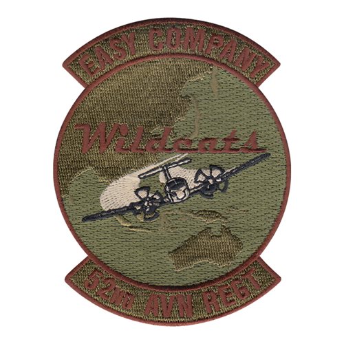 Easy Co 52 AVN REGT Wildcats Patch
