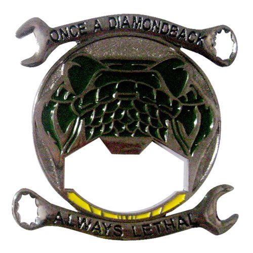 466 AMU Bottle Opener Challenge Coin - View 2
