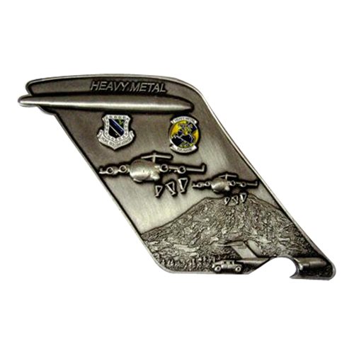 703 AMXS Tail Flash Bottle Opener Challenge Coin - View 2