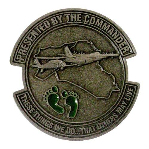 801 AMXS Commander Challenge Coin - View 2