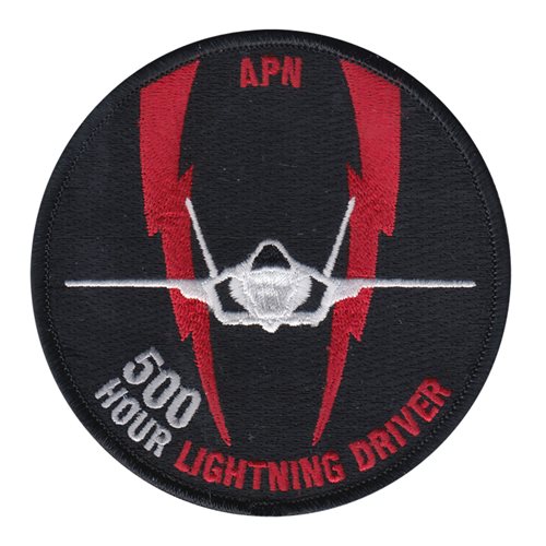 56 TRS APN 500 Hour Lightning Driver Patch