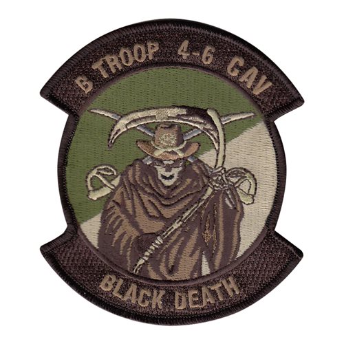 B Troop 4-6 CAV Subdued Patch