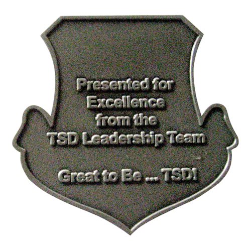 Arnold Engineering Development Complex Challenge Coin - View 2