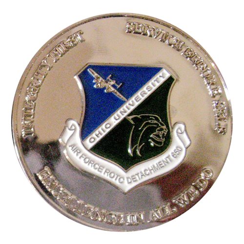 AFROTC Det 650 Ohio University Challenge Coin - View 2