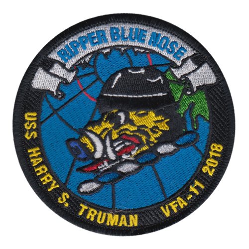 VFA-11 2018 Red Ripper Royal Blue Nose Association Patch